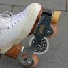 BESPORTBLE 2pcs Pu Transparent Roller Skate Wheels Outdoor Replacement Wheels for Smooth Skating Quiet Design for Safety and Stability for Boys and Girls and Adults view 3