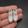 ximitoy 3cm Long 1/12 Scale Soldier Accessories SHF Hollow Canvas Shoes F 6" Male (Pure White)