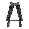 Dumbbell Rack Stand Only Works 3 Tier Small Compact A-Frame Hand Weights Holder Rack Rack Stand Dumbbell Weight Storage for Home, Offices and Gyms Exercise (Rack ONLY) view 4