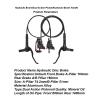 Mountain Bike Hydraulic Disc Brake Set Aluminum Alloy Material Dual-Piston Oil Brake (with Hose 800mm Front /1400mm Rear & Brake Pads & 160/180mm Stainless Steel Rotors) ( Color : L front R rear , Siz view 3