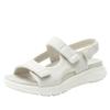 Alegria Women's Sandie Lightweight Athletic Recovery Backstrap Slip On Sport Slide Sandal Shell 6-6.5 M US view 1