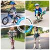 BOSONER Knee Elbow Pads for Kids: Roller Bike Protective Gear with Wrist Guards for Toddler and Kids - 6Pcs Sport Safety Set for Girls view 4