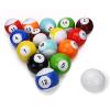 NENAGGE 16Pcs Inflatable Billiards Football Snooker Balls Footpool Table Games Leather Football Pool Kick Billiards Set, Adult Sports Recreation Game Backyard Rooms Outdoor Game Entertainment,7.1inch view 1