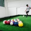 NENAGGE 16Pcs Inflatable Billiards Football Snooker Balls Footpool Table Games Leather Football Pool Kick Billiards Set, Adult Sports Recreation Game Backyard Rooms Outdoor Game Entertainment,7.1inch view 2