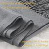 Ciormis Women's Scarf Pashmina Shawls and Wraps for Evening Dresses Travel Office Winter Wedding Large Scarves(Grey) view 4