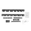 A-Frame Dumbbell Rack Stand Only, 6 Tier Steel Weight Rack, Dumbbell Rack for Compact Home Gym Space Saver view 4