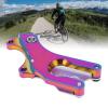 Tefola Bicycle Brake Fixed Seat Converter, Road Bike Disc Brake Conversion Seat Durable Bicycle Brake Fixed Seat Adapter for Cycling(Colorful) view 4