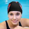 Norway American Heart Flag Swim Cap for Women Men Long Hair Swimming Caps Bathing Cap for Swimming view 4