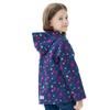 MGEOY Boys Girls Rain Jackets Lightweight Waterproof Hooded Raincoats Windbreakers for Kids 4-14Y view 3