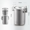 HUIOP Cooking Accessory, Camping Hiking Rice Cooker Outdoor Portable Picnic Cookware Stainless Steel Pot Multifunctional Travel Cooking Accessory view 3
