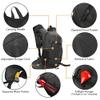 HUIOP Hydration Backpack, 8L High Visibility Reflective Cycling Hydration Backpack Outdoor Sports Running Hiking Backpack Travel Daypack Shoulder Bag view 2