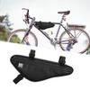 HUIOP Cycling Accessories, Bike Frame Bag Waterproof Bicycle Bag Bike Triangle Bag Bicycle Under Tube Bag Front Frame Bag Large Capacity Road Bike Pouch Storage Bag Cycling Accessories view 2