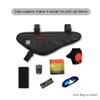 HUIOP Cycling Accessories, Bike Frame Bag Waterproof Bicycle Bag Bike Triangle Bag Bicycle Under Tube Bag Front Frame Bag Large Capacity Road Bike Pouch Storage Bag Cycling Accessories view 3