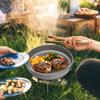HUIOP frypan, Ultralight Titanium Frypan Outdoor Camping Hiking Picnic Cooking Frying Pan view 4