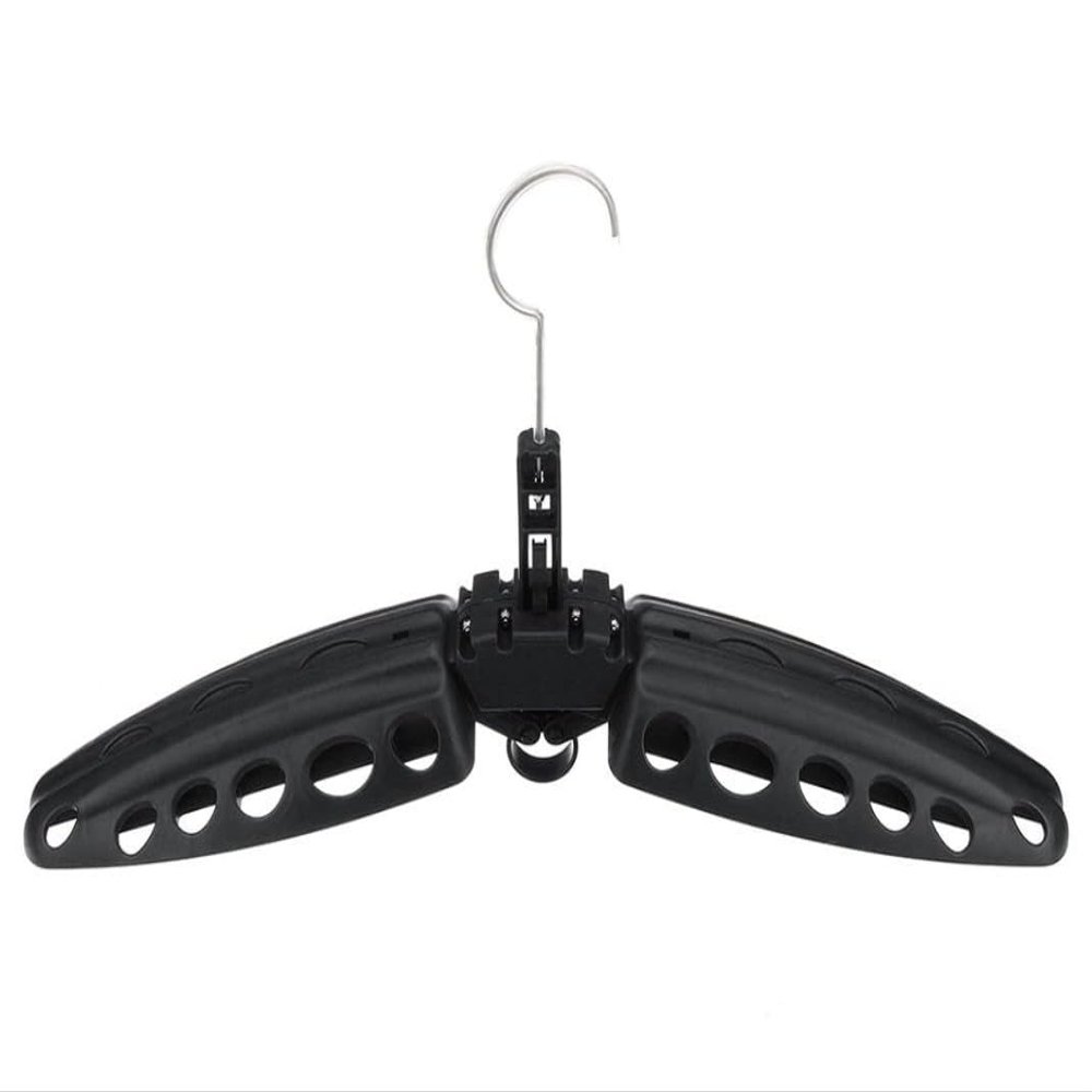 Mo're Wetsuit Hanger Foldable Surfing Suit Hangers Scuba Diving Accessory Folding Vented Hanger (Black)