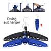 Mo're Wetsuit Hanger Foldable Surfing Suit Hangers Scuba Diving Accessory Folding Vented Hanger (Black) view 2