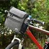 HUIOP bike handlebar bag, Waterproof Bike Handlebar Insulated Cooler Bag Front Bag Mountain Road Bicycle Cycling Handlebar Basket Bag Pannier Shoulder Bag view 2