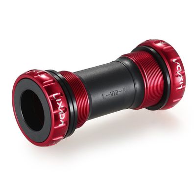 HUIOP Bike Bottom Bracket, Mountain Bike Bicycle Cycling Thread Type Bottom Bracket Aluminum Alloy 68mm/73mm BB Crank Set Bearing Parts