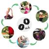 2Pcs Adjustable Wrist Weights,Wearable Wrist Ankle Weights Bracelet,Training Wrist Weights Sets for Women Strength Training Walking Running Yoga Pilates Gym(Black) view 3