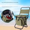 IRYZE Outdoor Chair Folding Camping Chair Outdoor Camping Chair Leisure Backrest Ice Bag Chair Portable Fishing Barbecue Insulation Folding Chair Camping Chair Foldable Chair view 2