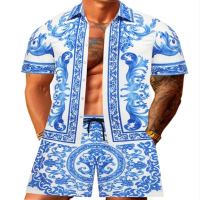 JoZorro Men's Track Suits 2 Piece Set Summer Paquetes of Guayabera & Polo Shirts.