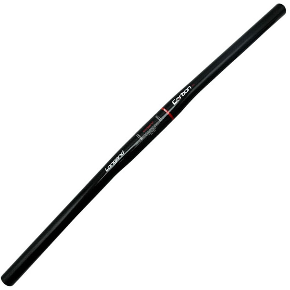 Bikes Flat Handlebars Length 580mm Bicycle Bars Great For Road Hybrid Bikes BMX DH XC AM FR Carbon Fiber Lightweight Mountain Bike Handlebar 25.4mm