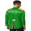 Lejafay Men's Steampunk Military Drummer Parade Jacket Tassel Halloween SGT Sergeant Pepper Costume Green X-Large view 2
