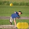Furtrop 12 Pcs 12inch Dimpled Softballs Practice Foam Sport Pitching Machine Game Ball Softballs for Indoor/Outdoor view 3