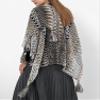 HaoMay Women's Ethnic Open Front Shawl Cape Wool Woven Tassel Poncho(Grey-One Size) view 2