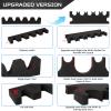 OCQOTAT Widen Foam Gun Rack with Sponge Buttstock Base Padding 1 Set, Gun view 2