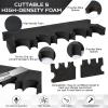 OCQOTAT Widen Foam Gun Rack with Sponge Buttstock Base Padding 1 Set, Gun view 4