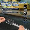 SOPOGER Archery Arrow Saw Electric Carbon Arrow Cutter Mini Reciprocating Saw Adjustable Arrow Square Cutting Building Tool for Pure Mixed Carbon & Fiberglass Arrow Shaft (Black) view 2