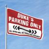 College Room Decor For Guys Duke'S Parking Only Flag Back Yard Decorations Flags For Room Teen Girls (Size : 30X45CM) view 1