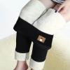 fartey Fleece Lined Leggings Women Winter Warm Sherpa Lined Leggings Cold Weather Fuzzy Thermal Pants Thick Tights 2023 view 2
