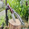 EGKH 12-Inch Heavy Duty Fixed Blade Knife-Carbon Steel Blades-Custom made Bus craft khukuri with Utility Knife-Full Tang,Multi-purpose Tool view 2