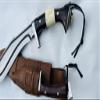 EGKH 12-Inch Heavy Duty Fixed Blade Knife-Carbon Steel Blades-Custom made Bus craft khukuri with Utility Knife-Full Tang,Multi-purpose Tool view 4