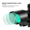 MidTen 2.5-10x40 Red Green Illuminated Mil-dot Scope with Red/Green Laser Combo - Green Lens Color & Mounts view 3