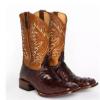 Ladmiple Boots For Women Fashion Knee High Women's Embroidered Western Cowboy Boots Knee High Stitching Almond Medium Heel Chunky Heel Pointed Toe Fashion Retro Classic Boot Pull-On view 2