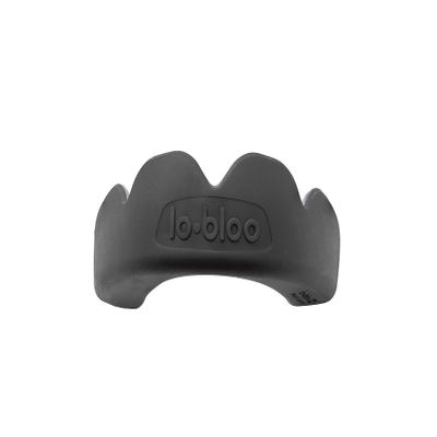 lobloo PRO-FIT Sports Mouthguard Ultra Slim 1mm | Dentist-Level Protection | Precision Vacuum-Fit | Oxygen Performance | MMA, Boxing, Football, Basketball. (Medium 10-13yrs, Black)