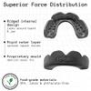 lobloo PRO-FIT Sports Mouthguard  Ultra Slim 1mm | Dentist-Level Protection | Precision Vacuum-Fit | Oxygen Performance | MMA, Boxing, Football, Basketball. (Medium 10-13yrs, Black) view 3