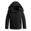 wantdo Girl's Waterproof Hiking Jacket Warm Coat Snowboard Ski Jackets Black Size 10 12 view 1