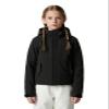 wantdo Girl's Waterproof Hiking Jacket Warm Coat Snowboard Ski Jackets Black Size 10 12 view 2