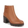 Naturalizer Womens Veeda Water Resistant Booties Cider Leather Brown 11 M view 1