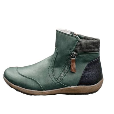 Ladmiple Boots For Women Fashion Black Women's Cowboy Boots Cowgirl Ankle Boots Western Round Toe Pull On Short Booties Fashion Casual High Top Combat Walking Shoes