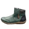 Ladmiple Boots For Women Fashion Black Women's Cowboy Boots Cowgirl Ankle Boots Western Round Toe Pull On Short Booties Fashion Casual High Top Combat Walking Shoes view 1