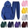 Womens 2 Piece Outfits Oversized Long Sleeve Hoodies Sweatshirts Sports Pants Jogger Set Casual Jgging Running Sports Fitness Sweatsuit Workout Tracksuits view 2
