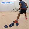 J Bryant Squash Balls 4 Pack, Single Blue Dot Rubber Squash Ball for Beginners and Kids Competition Training view 3