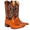 Ladmiple Cowboy Boots For Women Wide Calf White Cowboy Boots for Women Embroidered Pull-On Chunky Stacked Heel Cowgirl Knee High Western Boots Wide Calf Mid Heel Retro Fashion Tall Boot view 1