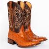 Ladmiple Cowboy Boots For Women Wide Calf White Cowboy Boots for Women Embroidered Pull-On Chunky Stacked Heel Cowgirl Knee High Western Boots Wide Calf Mid Heel Retro Fashion Tall Boot view 2