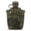 HUIOP Canteen Bottle, 1L Outdoor Canteen Bottle Camping Hiking Backpacking Survival Water Bottle Kettle with Cover view 1